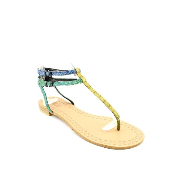 *SALE* Rachel Roy Women's Padina Sandal Green/Blue 9M--3FK/0257 - Picture 1 of 3